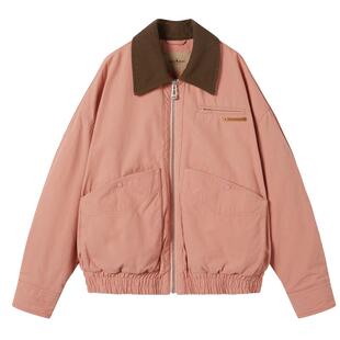 谜底翻领短款羽绒服女2025年冬季新品领口拼接鸭绒保暖254MY1488