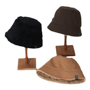 正品日本制 MIGHTY SHINE可调平顶男女双面加绒渔夫帽盆帽1234006