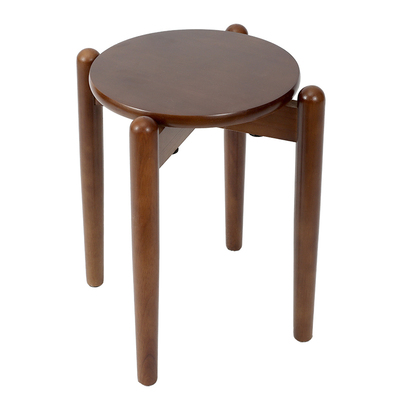 实木圆凳可收纳北欧餐桌凳