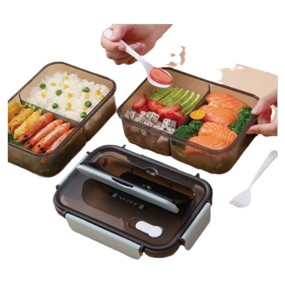 日式学生饭盒加厚学生饭盒塑料