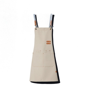 刘亦菲同款围裙定制logo印字餐饮专用咖啡奶茶店服务员防水工作服