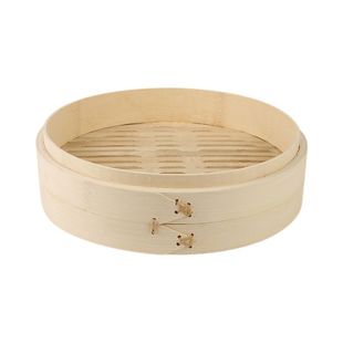 林漭竹蒸笼竹制商用蒸笼竹编蒸屉家用蒸格笼格小笼包小蒸笼迷你