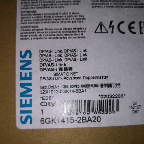 议价西门子6GK1415-2BA20 SIMATIC NET，DP/AS 接口 Link advance