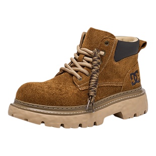 DCSHOES马丁靴男款2026新款冬季男鞋真皮工装加绒棉鞋雪地靴子男
