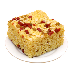 三禾北京稻香村特产白萨其马传统手工果仁沙琪玛糕点心零食茶点