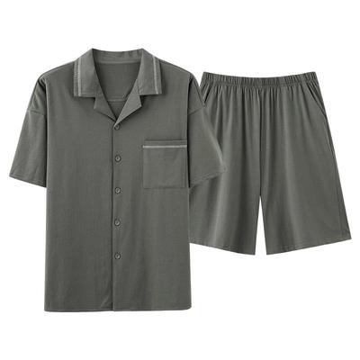 【莫代尔睡衣男薄款冰丝凉感】