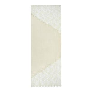 嫵WOO【臻美羊绒蕾丝披肩】山羊绒围巾披肩纯色百搭送礼礼品围脖