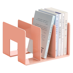分隔书立书架桌面书本收纳架挡板固定书本分类多栏分格立架学生用ins风桌上立书架创意放书神器简约PET挡书架