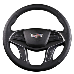 专用凯迪拉克xt5方向盘套手缝汽车内装饰用品大全CT6改装件车载