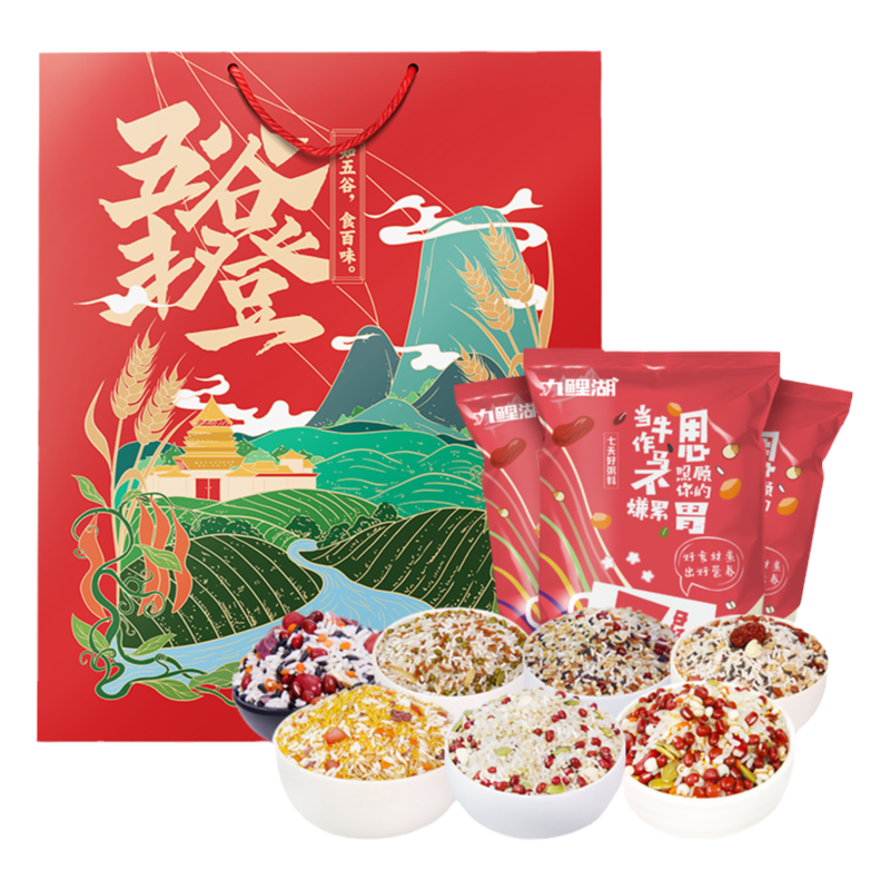 五谷杂粮礼盒150g21袋八宝早餐粥