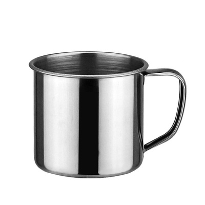 不锈钢水杯儿童学生单层带柄耐热