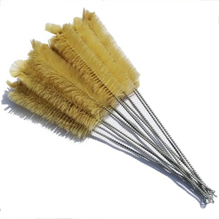 管道刷软毛洗瓶刷圆形酒瓶刷子工业用实验室尼龙清洁毛刷试管刷