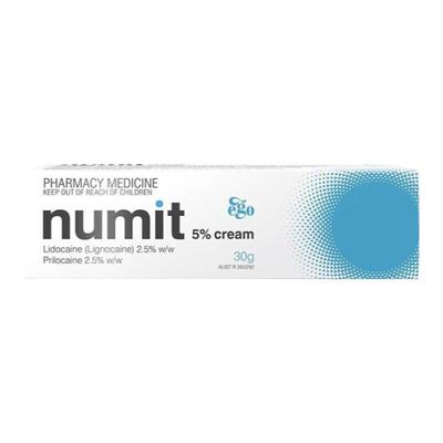 澳大利亚直邮EGO numit 5% 麻醉膏30g/支局部麻醉减轻男性纹身