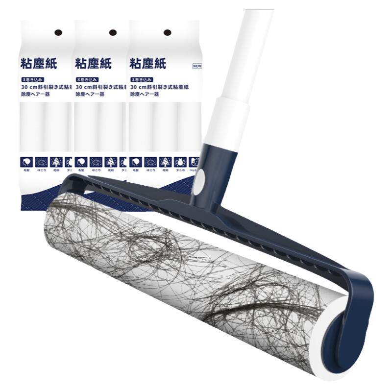 【滚筒粘毛器长杆】长短两用