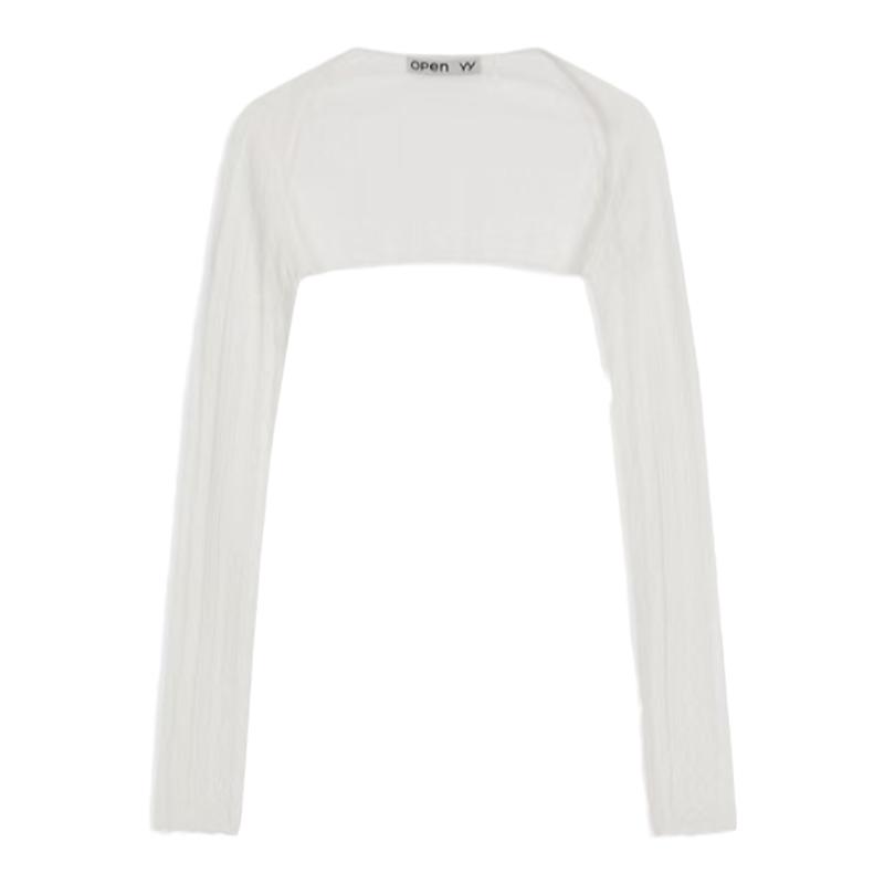 【特价款现货】买手定OPENYY25早春新品设计师品牌长袖针织罩衫