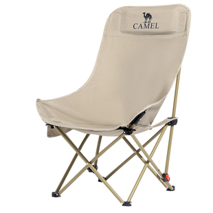 骆驼户外折叠椅可调节月亮椅椅子沙滩便携凳野外写生钓鱼高靠背椅