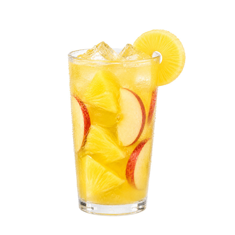 阿渥【苹果菠萝汁】酸甜清爽解油解腻0脂0香精冲饮冷榨果汁