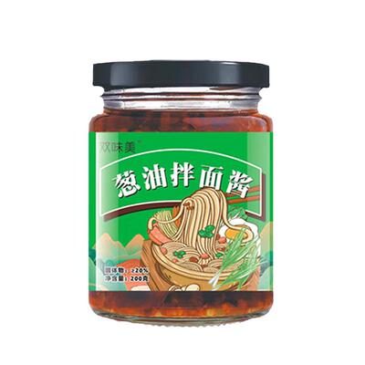 上海葱油拌面酱拌饭面条酱夹馍拌菜下饭调味酱200g正宗风味家用