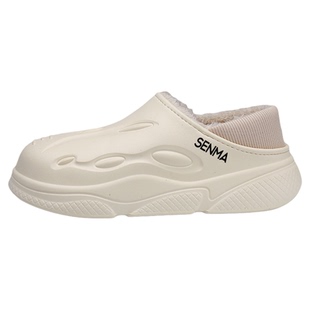 森马包头拖鞋男外穿2025新款冬季加绒加厚保暖棉鞋厚底踩屎感棉拖