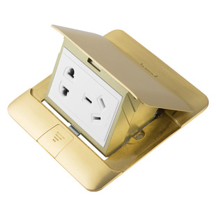 罗格朗地插座隐形五孔快弹式地板地面防溅水家用电话电脑地板地插