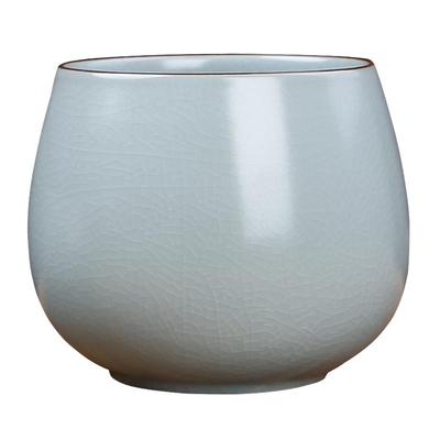 汝窑茶渣缸茶洗缸大号复古茶洗盆