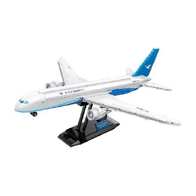 拼奇积木厦航787飞机模型玩具