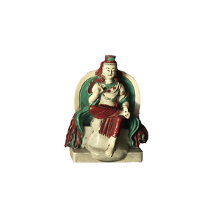 甘肃张掖金塔寺石窟冰箱贴思惟菩萨小摆件中式国风造像文创礼物