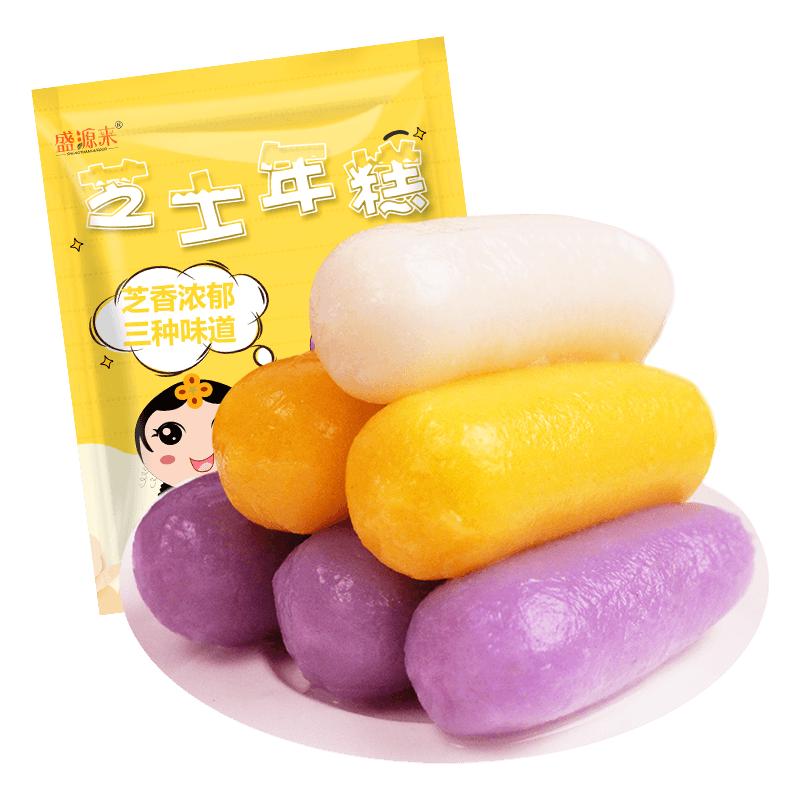盛源来芝士年糕韩式夹心拉丝年糕条韩国部落火锅食材300g三口味