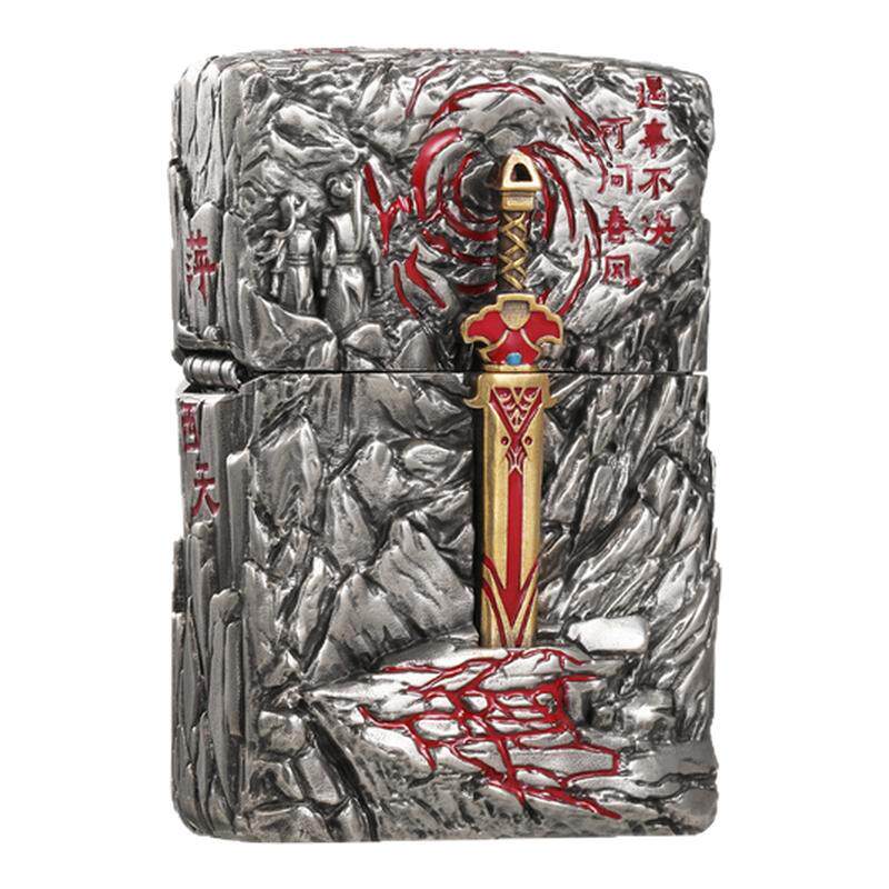 zippo正品古银煤油防风打火机