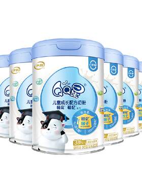 伊利QQ星益智因子奶粉800g*6罐