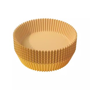 空气炸锅专用纸盘硅油纸托圆形方吸油纸食物垫纸烤纸锡纸家用工具