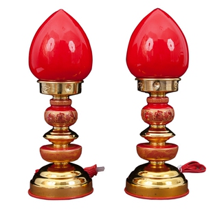 财神灯合金供灯LED招财波灯明灯供灯莲花灯包邮