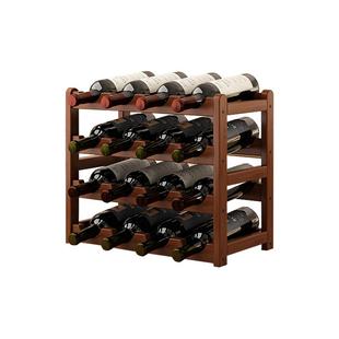 红酒架摆件红酒架子酒柜内置架家用葡萄酒架置物架多层小型酒瓶架