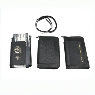 头层牛皮出国旅行包留学防盗护照包机票夹卡包挂脖子护照夹证件夹