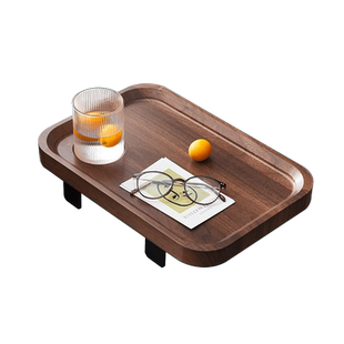 轻奢床头置物架免打孔投影仪卧室床边架手机置物隔板创意收纳台子