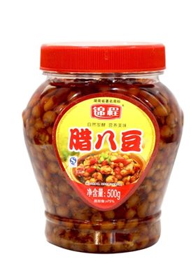 锦程腊八湖南自制开胃下饭菜豆豉