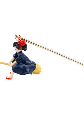骑扫把的魔女发簪盘发神器