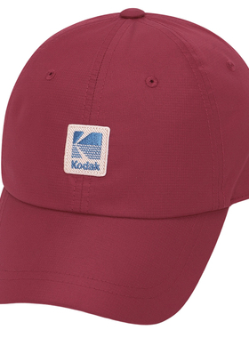 [新品]KODAK柯达经典logo贴布复古棒球帽男女同款鸭舌帽老爹帽