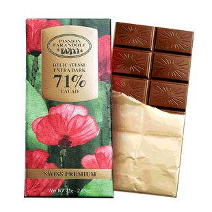 潘恩之舞71%可可黑巧克力浓郁可可瑞士进口高品质香醇不腻