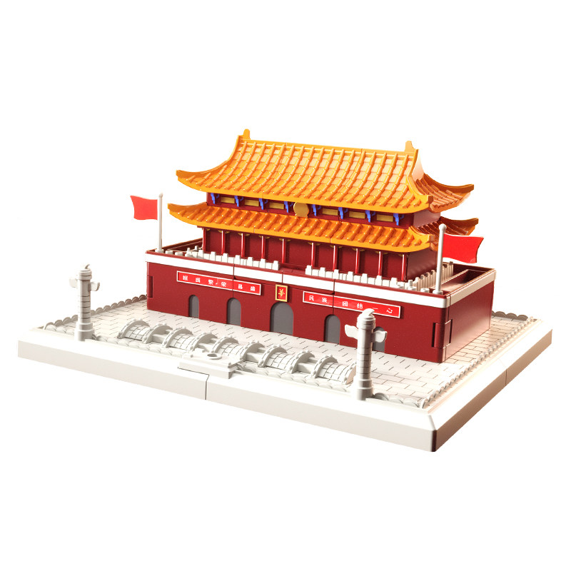 正版力将机器人变形玩具模型天安门护国大将国潮机甲合金成品男孩