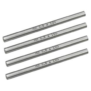 白钢刀 直柄高速钢 公制 精密圆车刀 圆棒 冲针MH 6.1-13.0*100mm