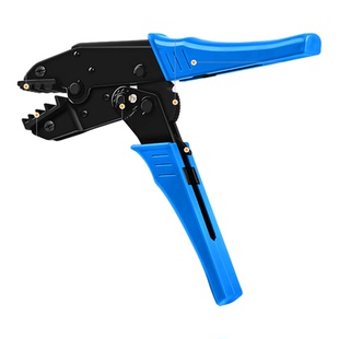 华胜9寸棘轮式压线钳冷压端子预绝缘管型针型线鼻子HS-30J压线钳
