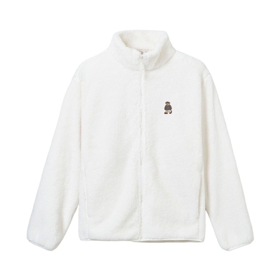 SPAO保暖摇粒绒开衫外套