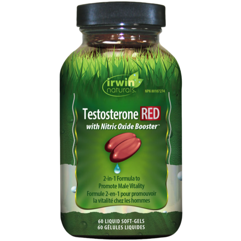 现货 加拿大 Irwin Testosterone Red 一氧化氮助推器 睾酮素60粒