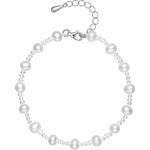 周六福S925银珍珠手链优雅时尚大小淡水珍珠手串送女友节日礼物