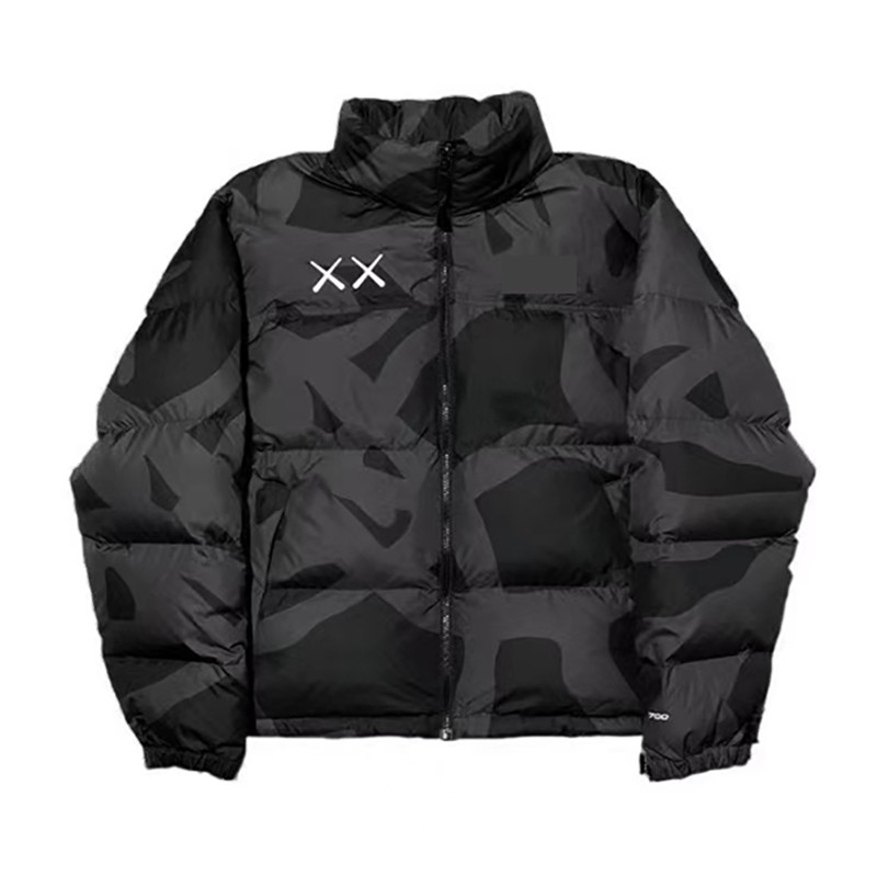 kaws羽绒服男联名雪山1996云朵外套女秋冬昆仑冰川日照金山冲锋衣