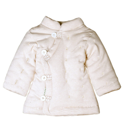 彩棉宝宝纯棉新疆长绒棉花棉衣