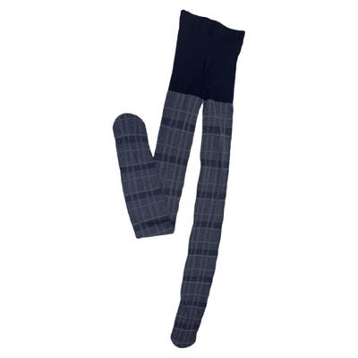 复古英伦风方格春秋连裤袜