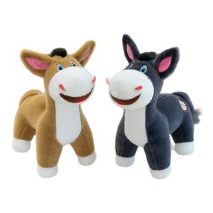 创意开心小毛驴公仔毛绒玩具赶集小毛驴布娃娃儿童玩偶生日礼物女