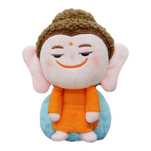 密密主文创 弥勒佛毛绒公仔挂件毛绒玩偶创意包挂车挂礼物挂饰